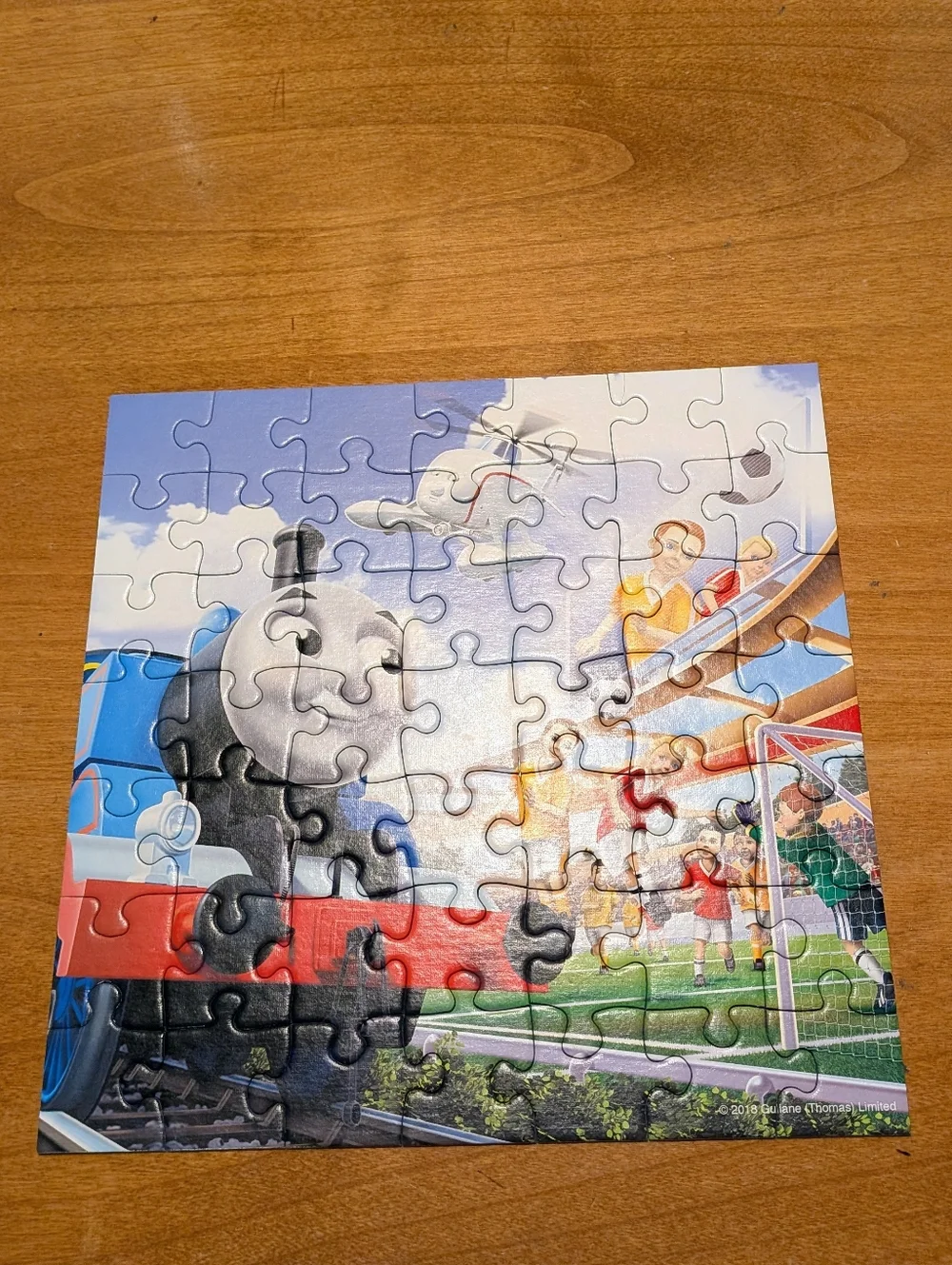Ravensburger Puzzle Thomas Watches Soccer 3x49